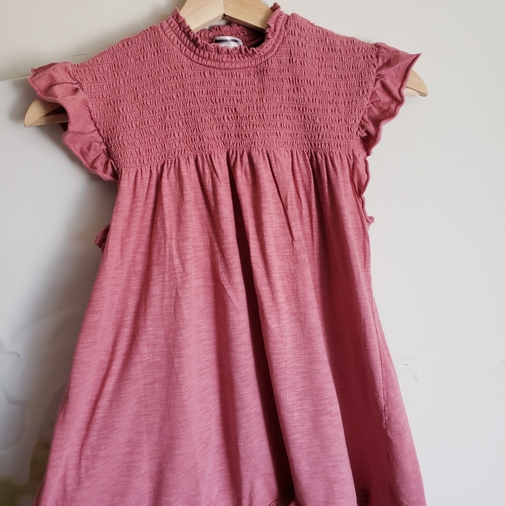 Women's blush pink blouse
